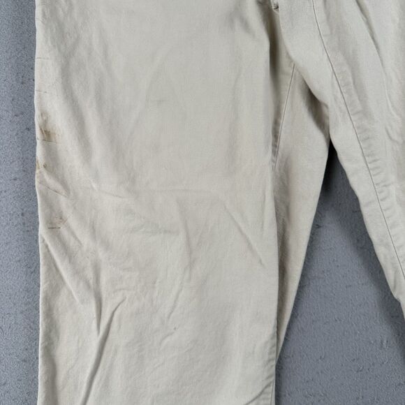 Vintage Polo Sport Ralph Lauren Pants Men’s‎ 36x32 Beige Straight Leg Baggy - Picture 6 of 16